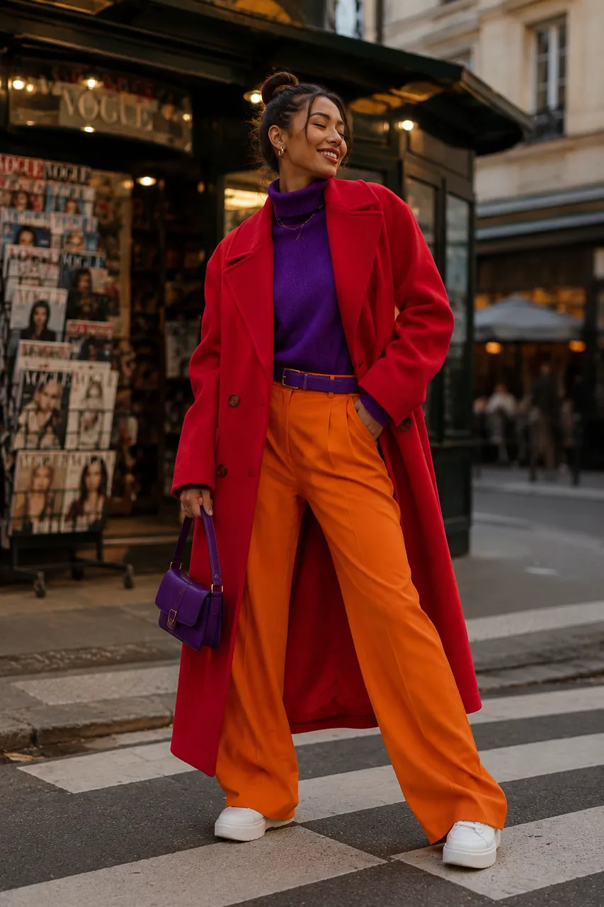 Colores vibrantes para un día urbano