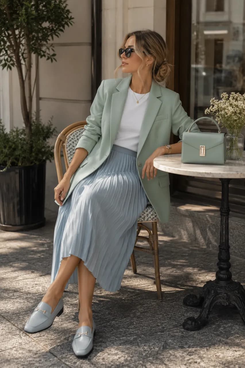 Estilo elegante en tonos pastel