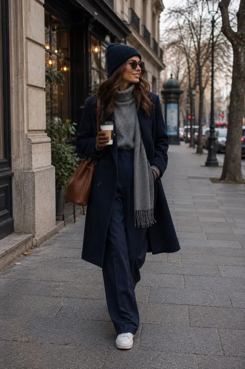 Estilo urbano en tonos azul y gris