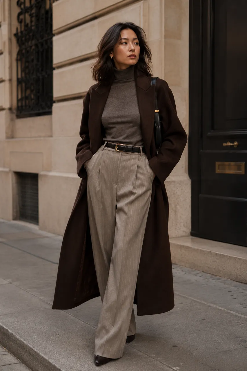 Estilo elegante en tonos marrones y beige