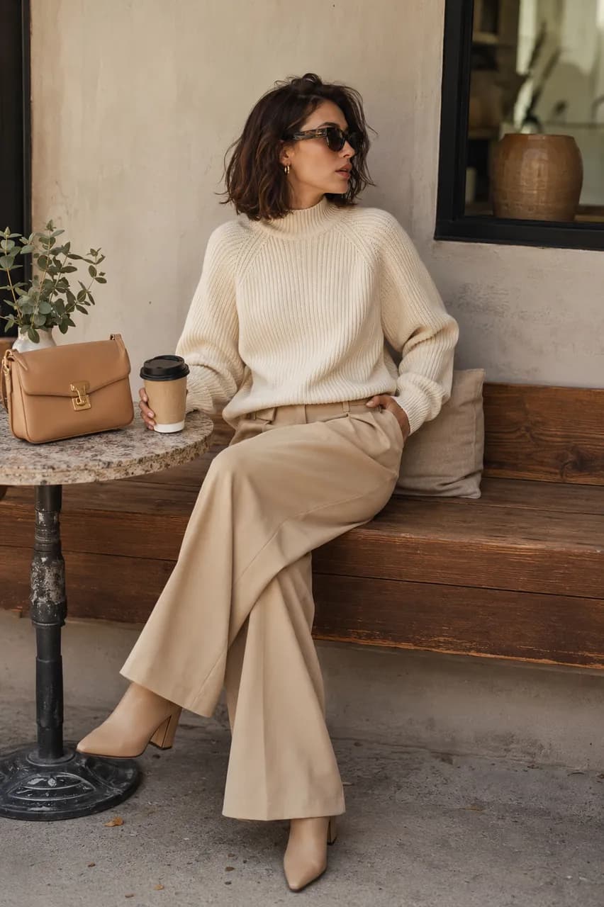 Estilo elegante en tonos neutros